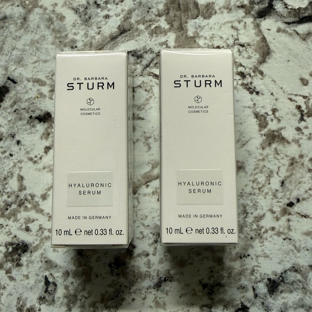 2x Dr. Barbara Sturm Hyaluronic Serum 10ml New in Box (Travel Size) – $220 Value
